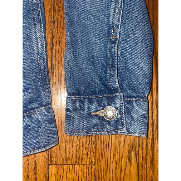 OLD NAVY DENIM JACKET YOUTH MEDIUM JEAN Star Wars Ben Three Wildflower Designs - Picture 6 of 9